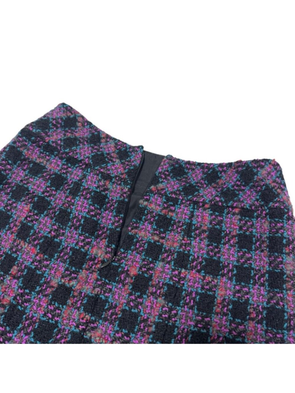 Chanel CC Logo Button Tweed Skirt 36 - Picture 5 of 10